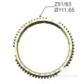 ME535993 gearbox parts synchronizer cone brass ring for japanese truck transmission